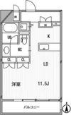 アーデンタワー南堀江の間取り画像