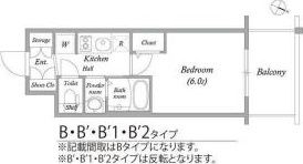 エステムコート大阪WESTIIの間取り画像