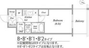エステムコート大阪WESTIIの間取り画像