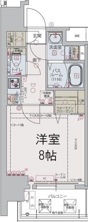 リンクス大阪城EASTレジデンスの間取り画像