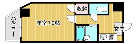 ラピス天満橋の間取り画像