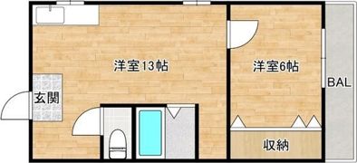 第一KYメゾンの間取り画像