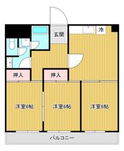 朝日プラザ桑津第2の間取り画像