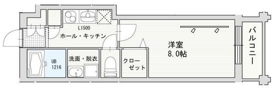 URBAN TERRACE ABENOの間取り画像