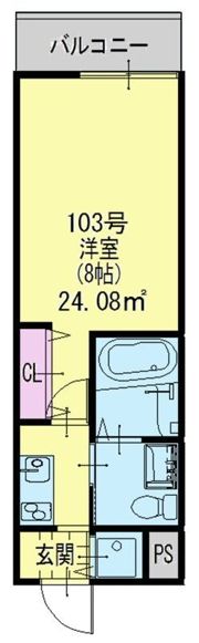 CITY PAL 田島 WESTの間取り画像