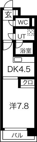 クリセ諏訪の間取り画像