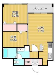 サンブライト今里の間取り画像