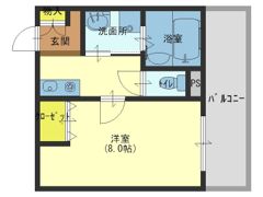 エミネンス東邦の間取り画像