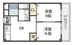 コーポ陣内Iの間取り画像