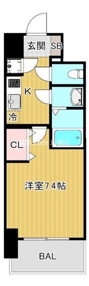 セレニテ京橋クレアの間取り画像