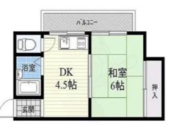 コーポ前海の間取り画像