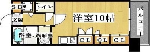 CITY SPIRE難波WESTの間取り画像