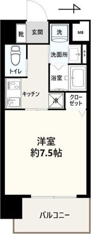 LIVIAZ NAMBA KRASSの間取り画像
