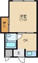 サンハイツヤマサキの間取り画像
