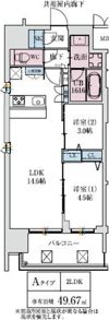 スプランディッド本町グランの間取り画像