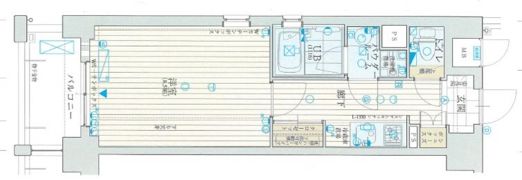 アスヴェル心斎橋東IIの間取り画像