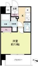 プライマル新大阪の間取り画像