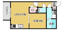 リトレ徳庵の間取り画像
