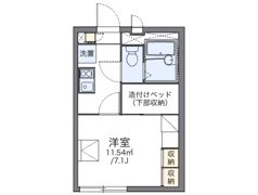 レオパレスEAST FIELDの間取り画像