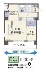 ユープテリア天王寺の間取り画像