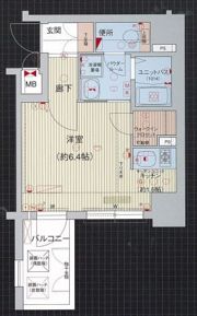 プレサンス難波南アーバニッシュの間取り画像
