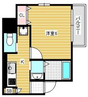 グランパシフィック大国町の間取り画像