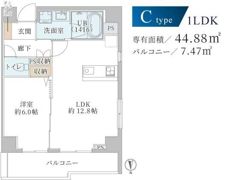 クレアーレ元町の間取り画像