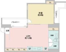 アーバンフラッツ湊町の間取り画像
