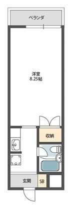 メゾン東大阪の間取り画像