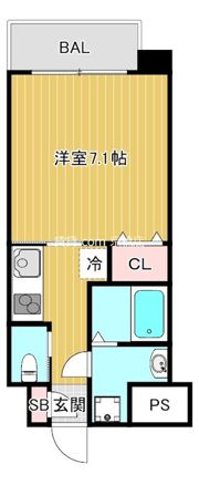 フォレストガーデン天満橋Iの間取り画像
