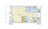 アスヴェル難波EASTの間取り画像