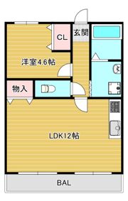 レジデンス日邦の間取り画像