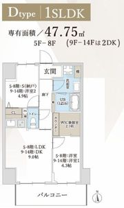ハイラインVの間取り画像