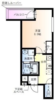 フジパレス城北公園通V番館の間取り画像
