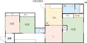 松岡マンションの間取り画像