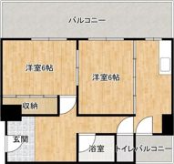 三ツ輪マンションの間取り画像