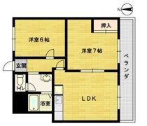 マンションサンパールの間取り画像
