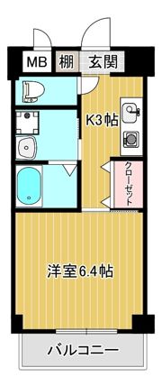 ヒルズ桜宮の間取り画像