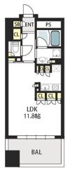 ガリレイ新町の間取り画像