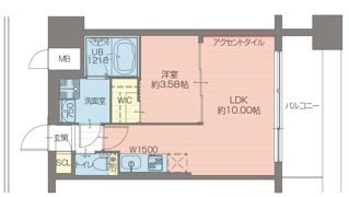 プレジオ弁天町EUROの間取り画像