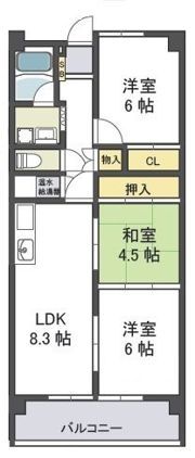 フローラ長田の間取り画像