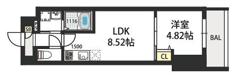 Luck Fieldの間取り画像