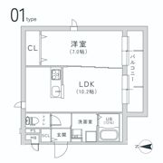 TRICERA Courtの間取り画像