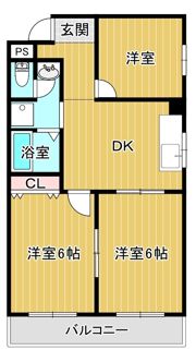 ライラックしのはらの間取り画像