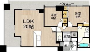 フェニックス日本橋高津の間取り画像