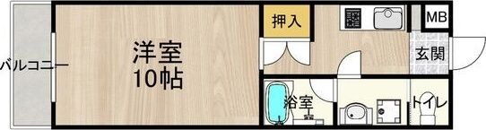 CITY SPIRE心斎橋EASTの間取り画像