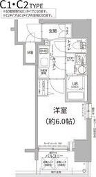 エスリード難波ザ・プレミアの間取り画像