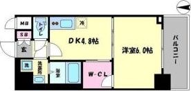 リッツ難波南IIの間取り画像