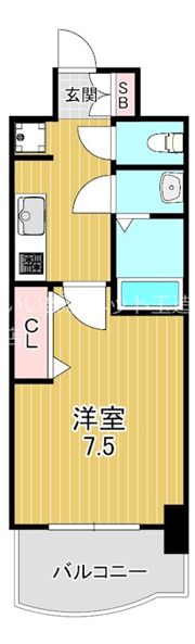 Luxe布施南の間取り画像