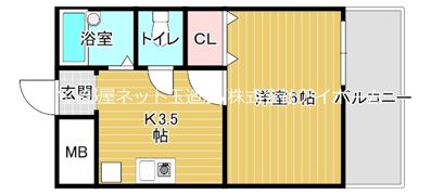マンションロゼの間取り画像